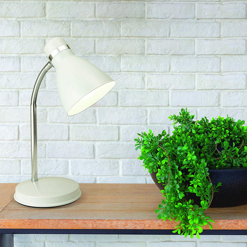 Lampe de bureau 13 po Pierpoint, Blanc