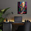 Art mural en verre Ebern Designs «The Vividly surreal forest» par Andreas Magnusson-934071237