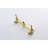 Wall Mounted Dual Handle Faucet For Bathroom Sink With Pop - Up Drain, Brass And Stainless Steel, Splash Aeration, Home Installation Easy Setup At