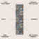 Jahnaya Modern Botanical Flower Blue/Orange/Cream Rug