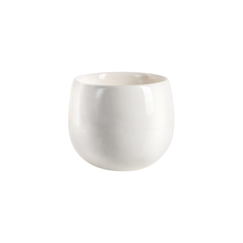 Ceramic Table Vase, 4.5" H x 5" W x 5" D