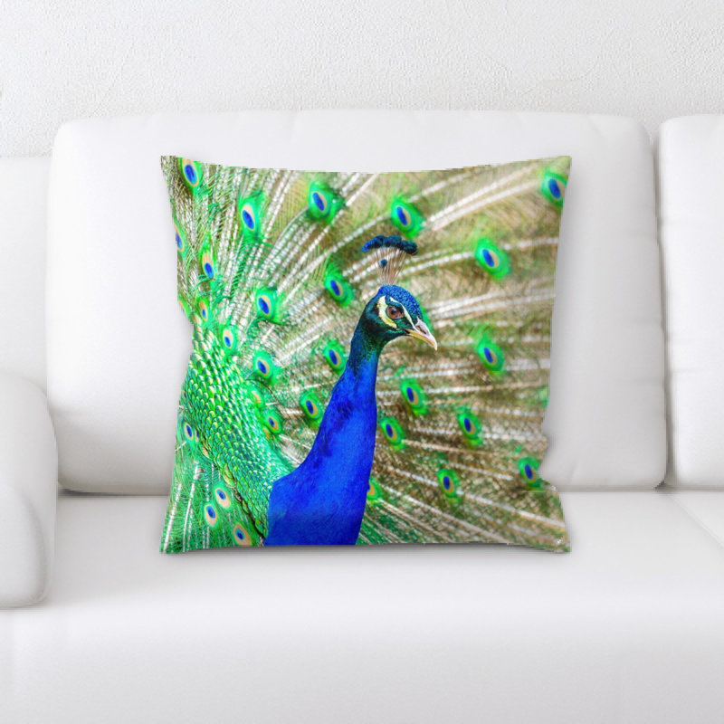 Coussin peacock