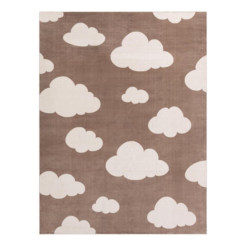 Unique Loom Clouds Whimsy Kids Rug, Rectangle 10' x 13'1"