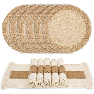 Handmade Boho Placemats Set Of 6