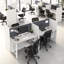 Bureau pour 2 personnes avec rangement Bush Business Furniture Hustle-111233383-111233382