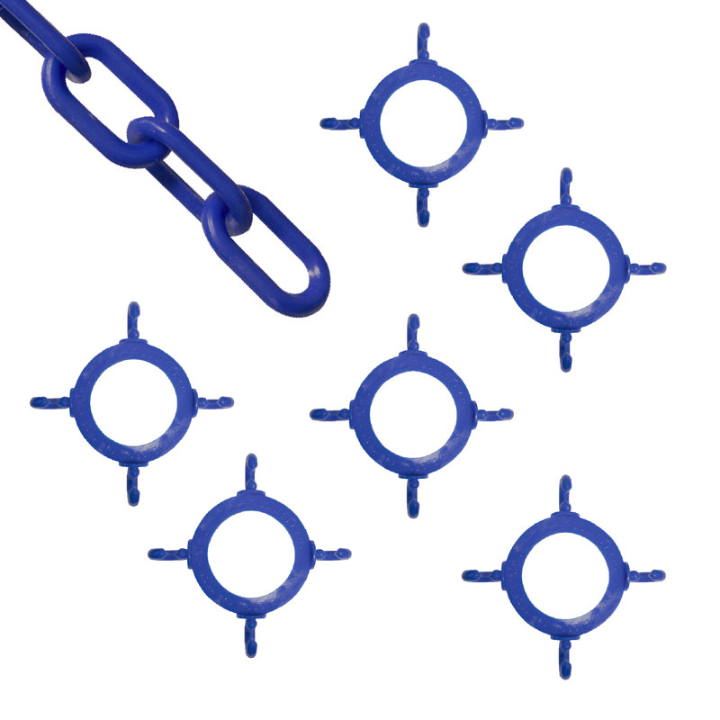 Mr. Chain 0.7'' H x 6.78'' W HDPE Stanchion System
