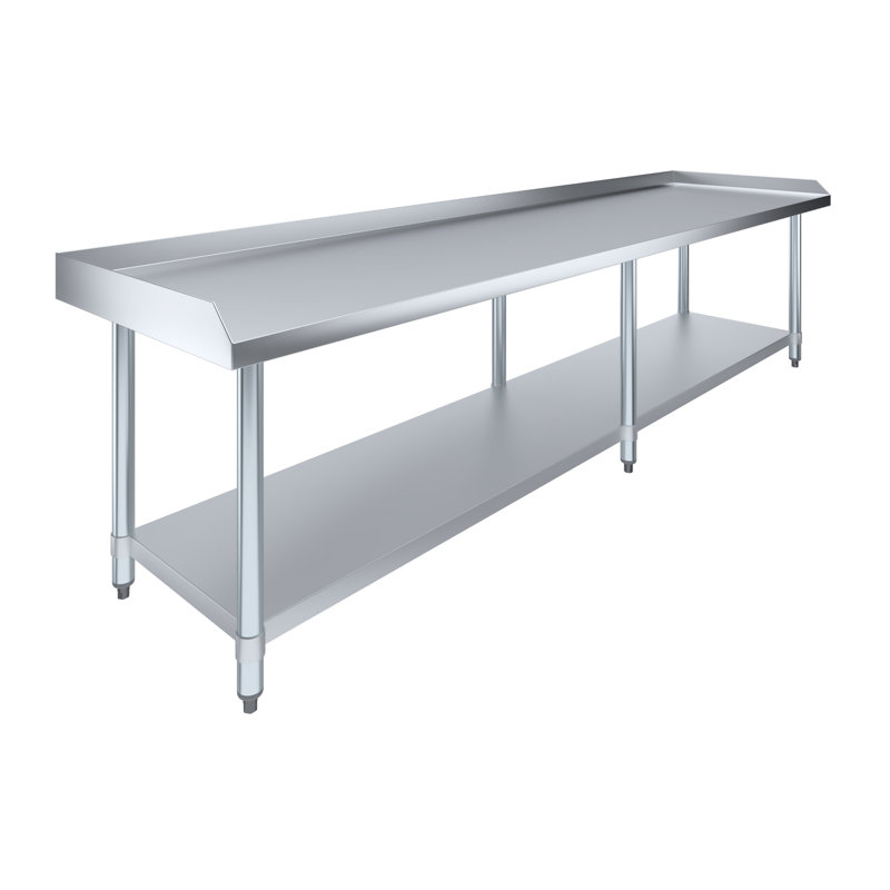 96'' Heavy Duty Stainless Steel Equipment Stand with Undershelf