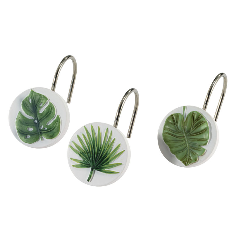 Viva Palm Bath Shower Hooks
