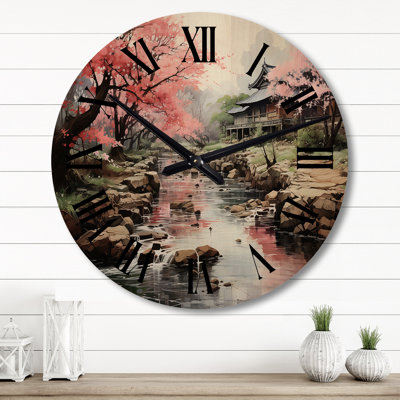 Annistyn Solid Wood Wall Clock