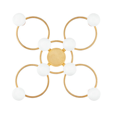 Plafonnier encastré 8 lumières 28 po Nique
