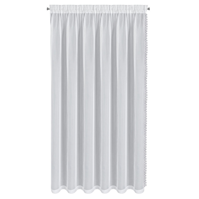 Kalon Sheer Curtain Single Panel, 250cm H x 240cm W