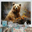 Bear Bears Boundary II - Reproductions encadrées d'ours-698475030-698475011