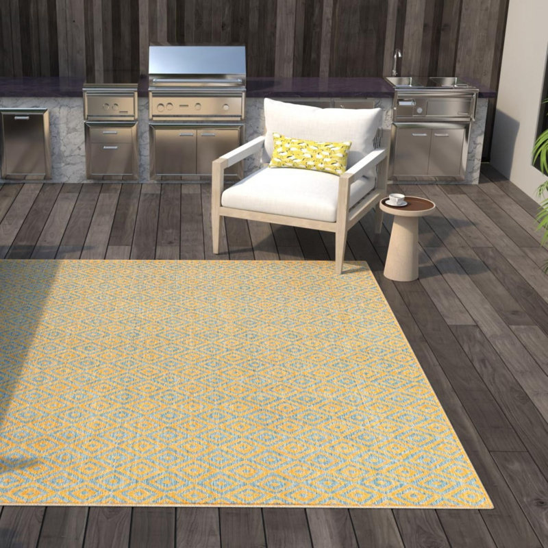 Jill Zarin Costa Rica Outdoor Rug, Square 10'8"