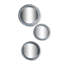 Garden Floral Round Iron Mirror