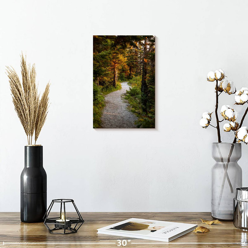 Alvord Wooded Path, 12" H x 8" W