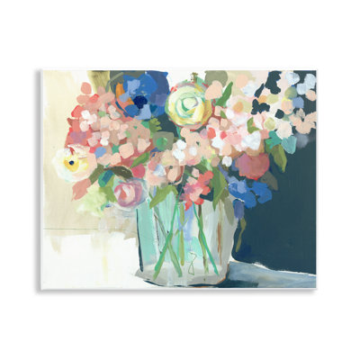 "Impressionniste", art floral sur bois par Jenny Westenhofer