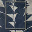 Reproduction encadrée de fleurs bleu marine pressées IV - bois massif-695071494