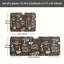 Ensemble de 2 tapis de sol café beige