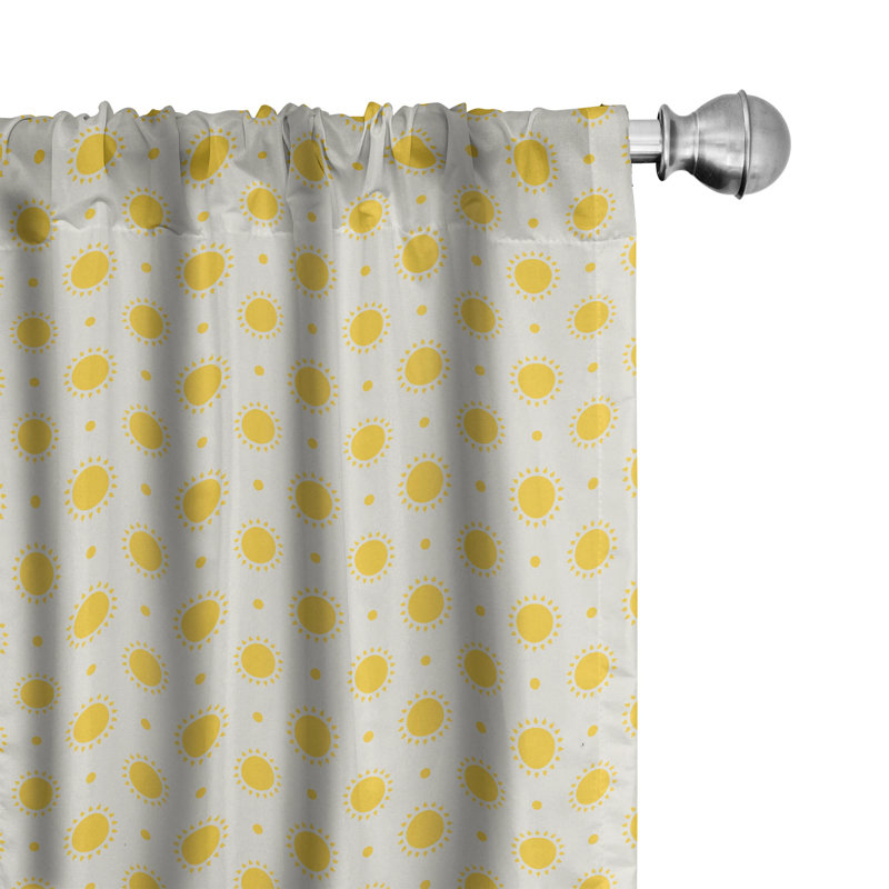 Semi-Sheer Rod Pocket Sliding Panel, 28" x 95"