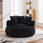 55.1" Oversized Round Bean Bag Chair for Adults, Plush Faux Fur Lounge Chair, Large Comfy Bean Bag with Compressed Foam Filling, Cozy Reading & Gaming Floor Chair for Bedroom & Living Room-1900930175-1900930172