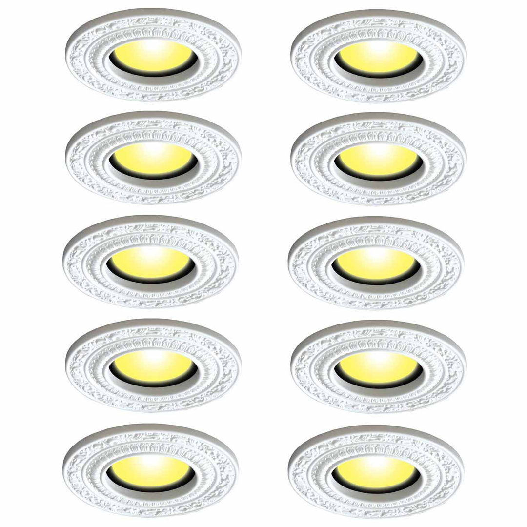 6'' Matte Decorative Recessed Trim (Set of 10) The Renovators Supply Inc.