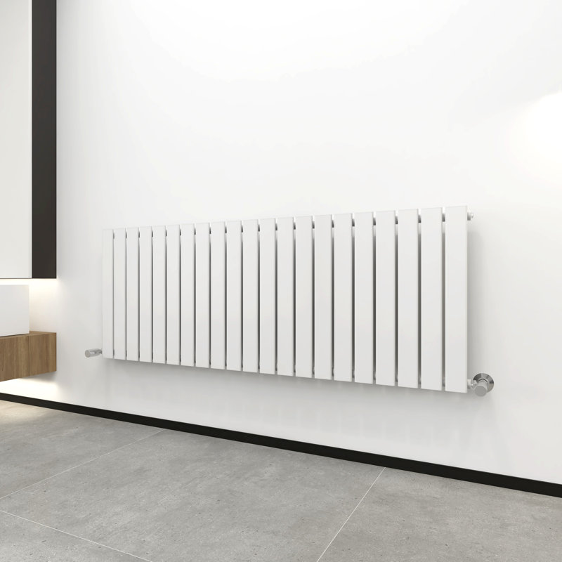 Aarvik Designer Radiator, White, 600cm H x 1428cm W