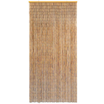  Bamboo Insect Door Curtain 100 x 220 cm Natural Fly Screen Privacy Door Hanging