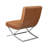 Magdaia 25"W Tufted Upholstered Armless Accent Lounge Chair with Stainless Steel Leg (Set Of 2)-1850531273