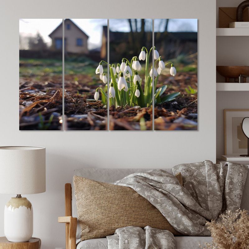 Farmhouse Plants & Flowers Wall Decor on Metal