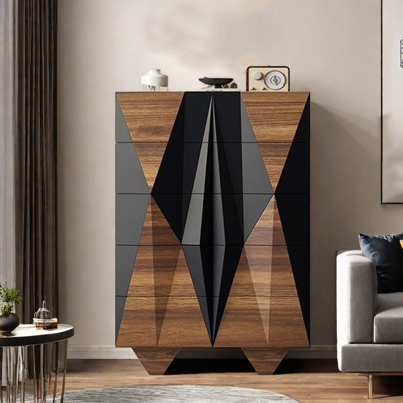 Commode d'appoint moderne et luxueuse