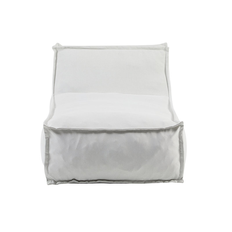 Fauteuil à billes Ramona, Rembourrage en mousse gris clair