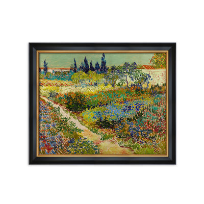 Vincent Van Gogh's Garden at Arles, Classic Art Reproduction, Giclee Print on Acid-Free Cotton Canvas
