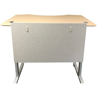 Panneau de modestie de bureau h 23 po x l 54 po