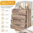  5-Drawer Dresser For Bedroom And Chest Of Drawers With Sturdy Construction Wood Storage Organizer For Closet Grey-2071780989