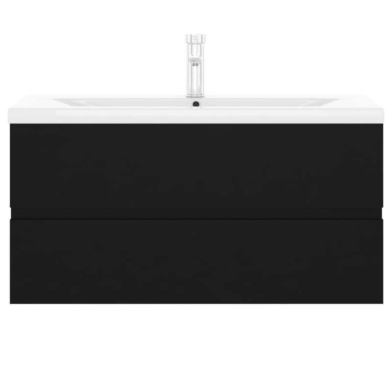 Audreigh Single Bathroom Vanity Base Only, Black