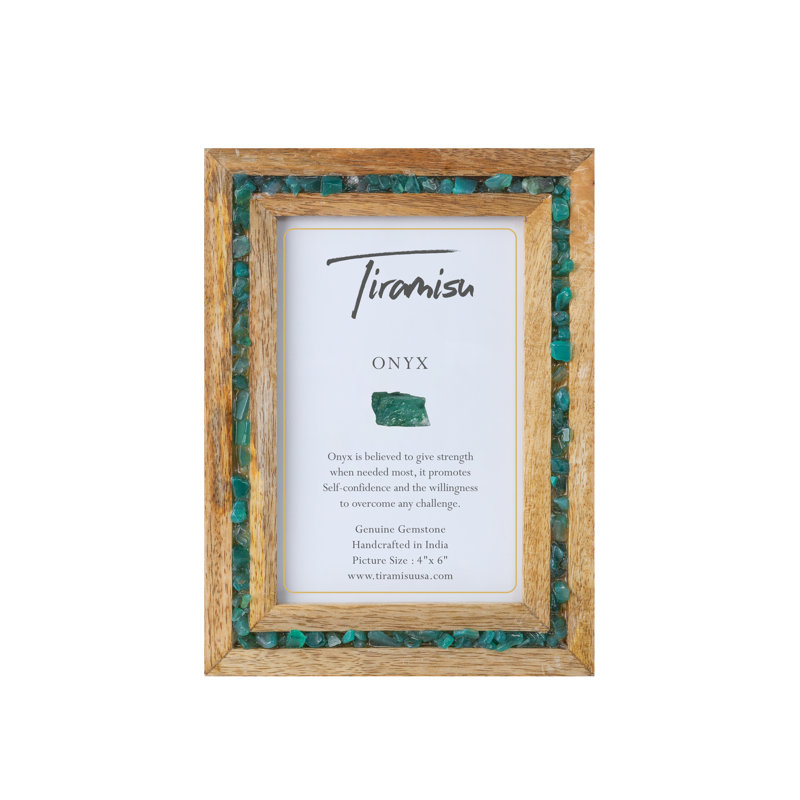 Treylan Wood Beaded Picture Frame