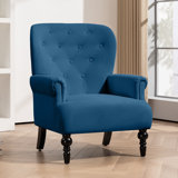 Daryann 31'' Wide Velvet Wingback Chair