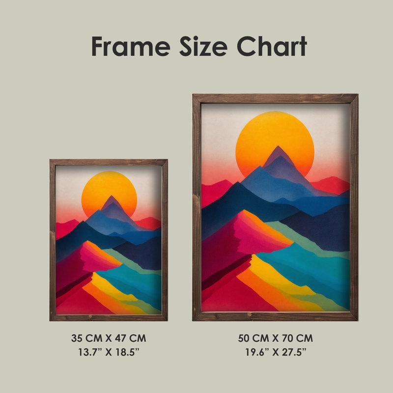 Stunning Decorative Framed MDF Painting, 13.8 x 18.5 x 0.8 inches | 100% MDF with 3 mm Thickness, Elegant Pine Wood Frame | UV Printed Artwork for Home Decor, Perfect for Living Room & Bedroom Accent