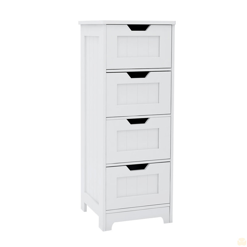 Freestanding Storage Cabinet With 4 Drawers