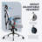 Kymberlie Ergonomic Mesh Task Chair with Headrest-684080714
