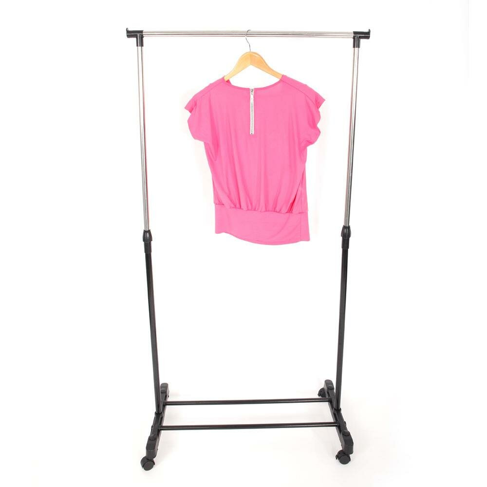 Rebrilliant Single-Bar Free-Standing Drying Rack | Wayfair