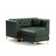 Canapé Chesterfield de 61,8 po de largeur-133238348