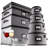 8-Piece Hard Shell China Dinnerware Storage Containers Set