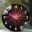 Horloge murale en verre 12 po