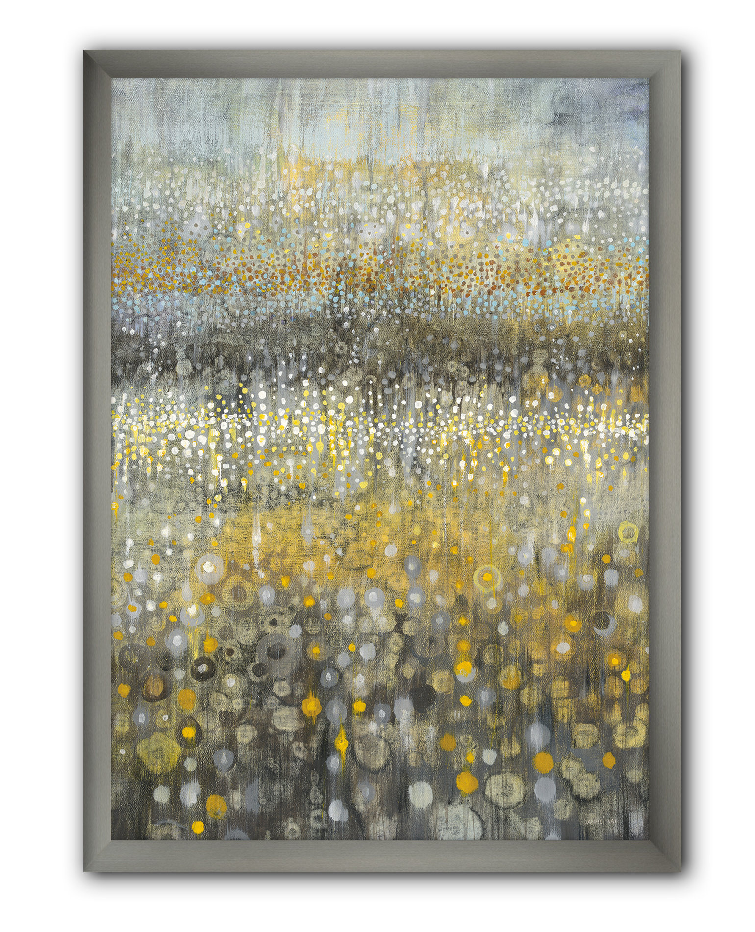 East Urban Home 'Galm Abstract III' - Picture Frame Print on Canvas ...