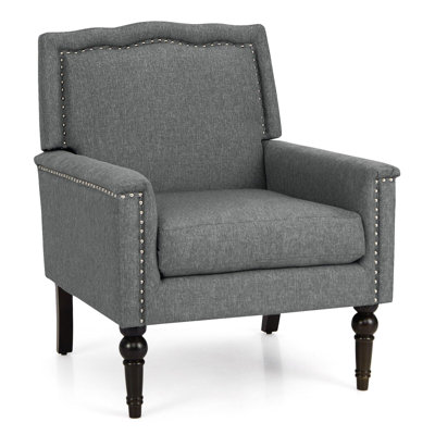 Upminster Upholstered Linen Armchair