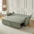 Atravion 73.5" W Vegan Leather Sofa Bed with Button-tufted Back-96122435