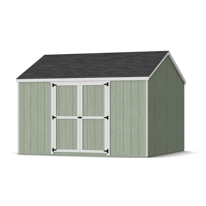Value Gable Shed With Side Entry, 106.5'' H x 144'' W x 144'' D, No