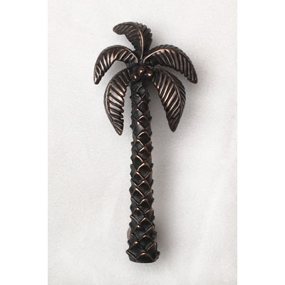 Poignée fantaisie 3 po Tropical Palm Tree