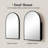 Hogsett Arch Metal Bathroom Medicine Cabinet-828371523